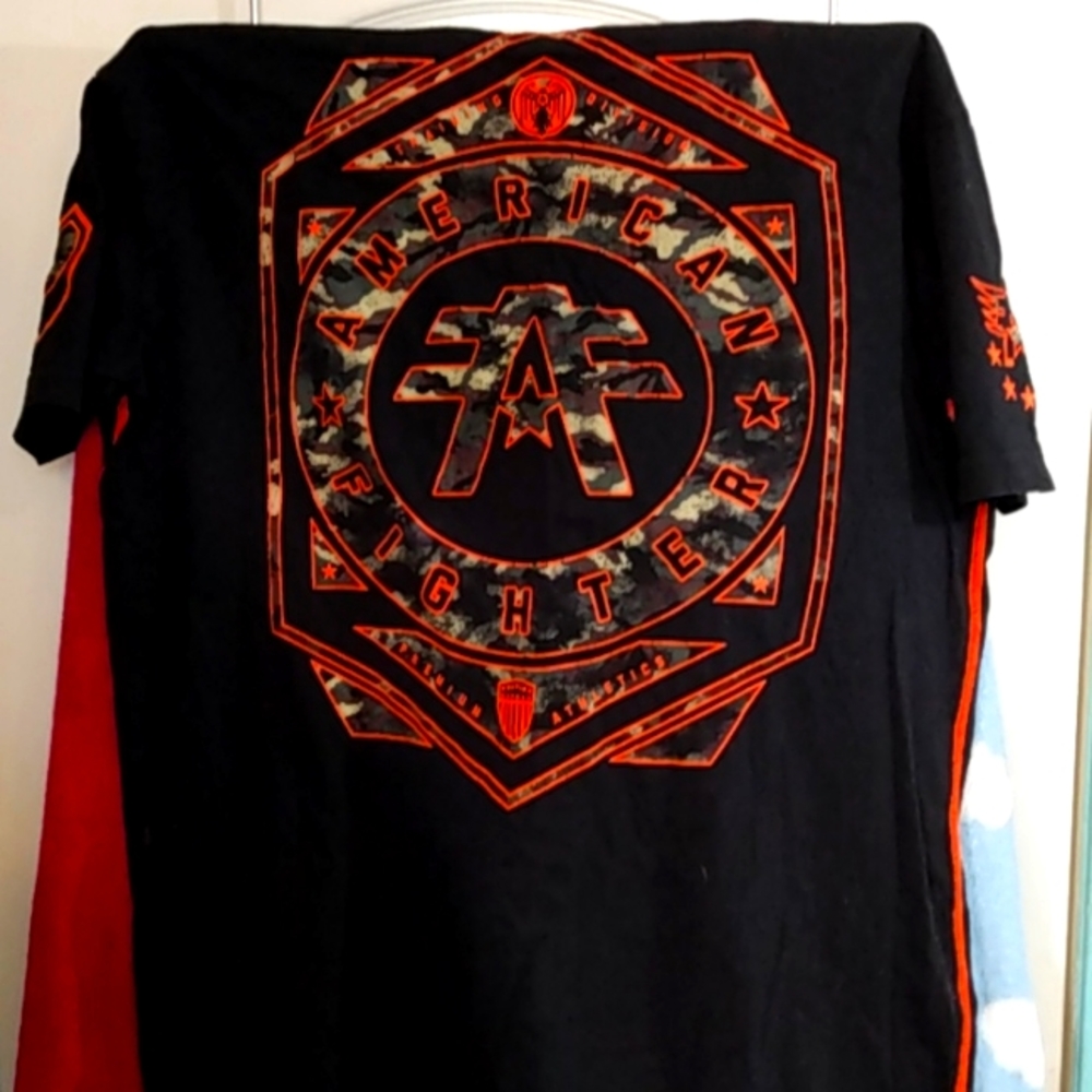 Never worn american fighter t-shirt size 2xl very bright colors